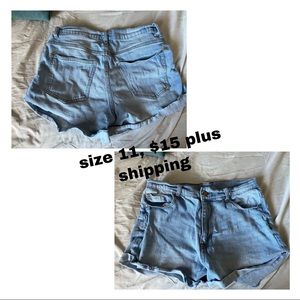 size 11 jean shorts